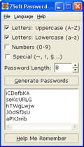 Télécharger Zsoft Password Generator (Gestion d'informations)