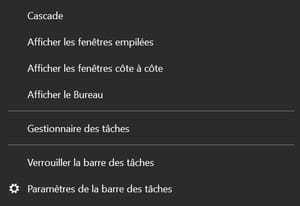 Gerer L Affichage De La Barre Des Taches De Windows 10