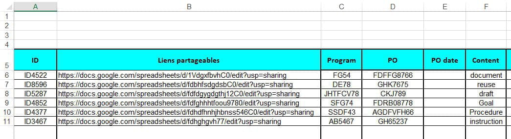 Excel Récupérer Lien Hypertexte D'une Cellule Récupération d'une liste de liens partageables. - Javascript - Comment