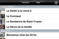 Visite guidée de 52 sites de tournage en Paca sur iPhone et Android