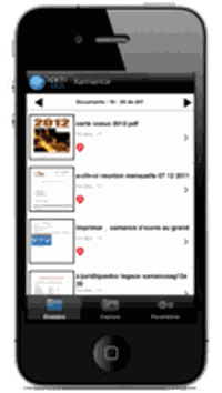 Une application iPhone pour la solution de stockage en ligne Xambox