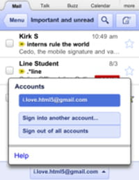 Gmail pour mobile supporte désormais la gestion multi-compte