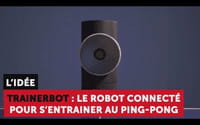 Découvrez Trainerbot : le robot connecté pour s'entraîner au ping pong