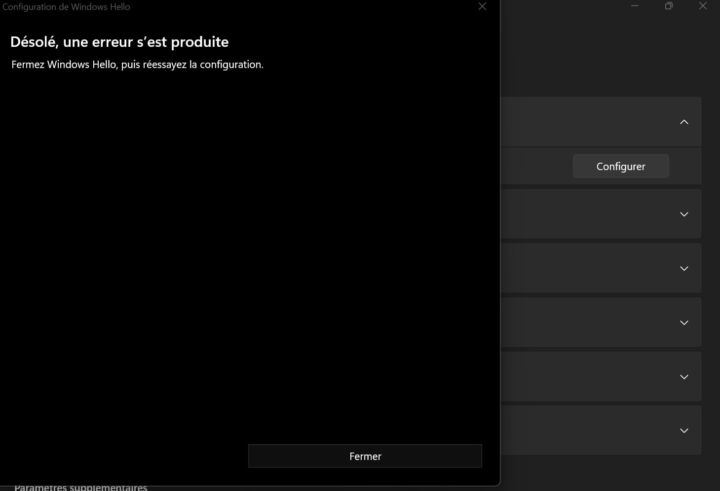 Problème dans windows hello et l'écran de verrouillage - Microsoft Q&A