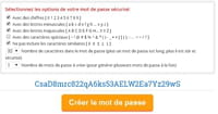 Générer des mots de passe sécurisés pour cacher ses données