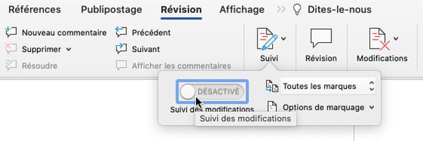 Suivi des modifications Word : comment l'utiliser