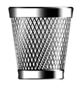 Trash can chrome