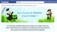 Une application Facebook pour savoir quelles sont vos chances d'avoir le bac