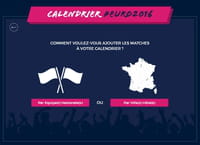 Le calendrier de l’Euro 2016 sur Google Agenda, iCal et Outlook