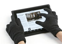 Des gants prévus pour fonctionner avec les écrans tactiles