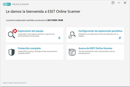 ¿Cómo efectuar un análisis de tu PC con ESET Online Scanner?